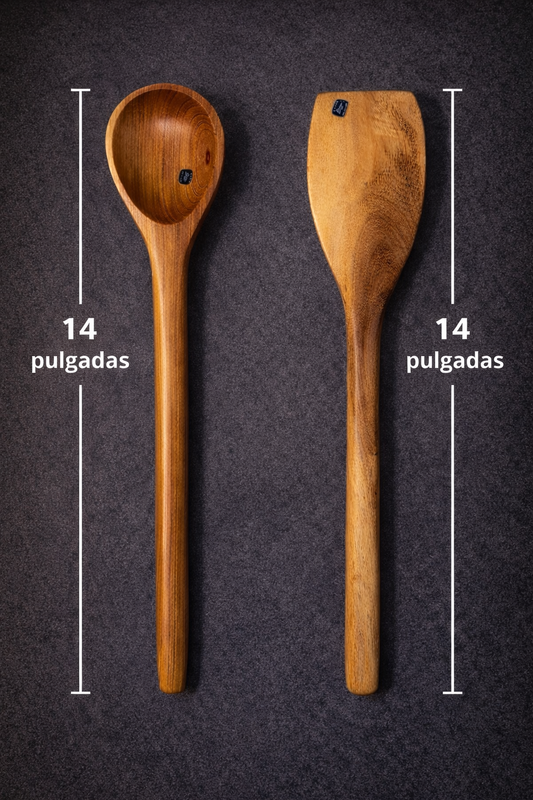 SET CUCHARA Y PALA DE GUAMUCHIL